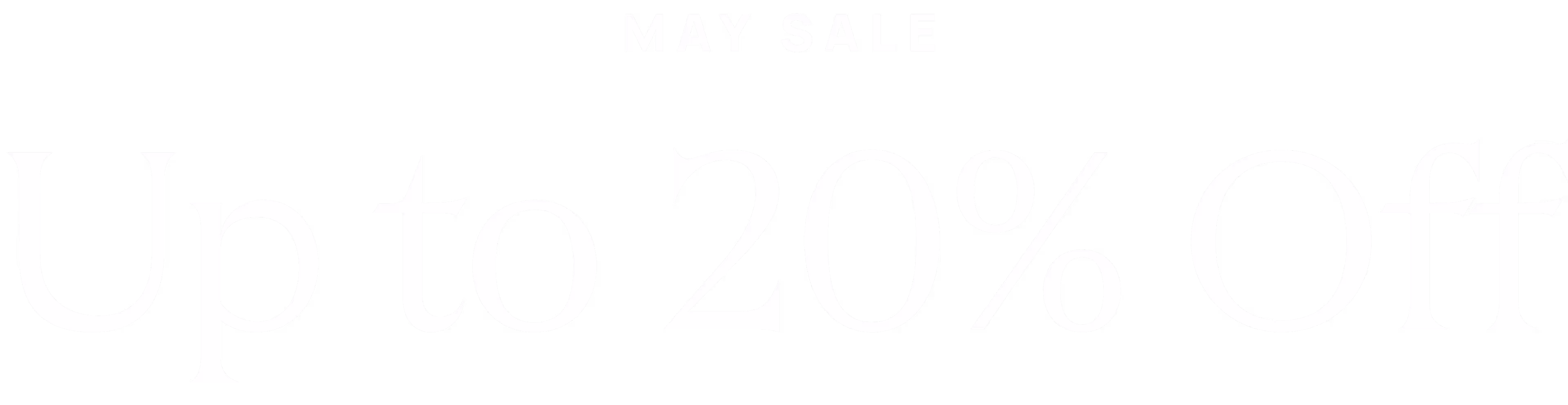 Bank Holiday / May Sale Hero Copy (Desktop)