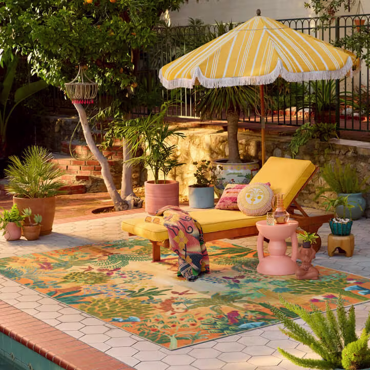 Ruggable x Justina Blakeney Josephine sunrise Outdoor Rug