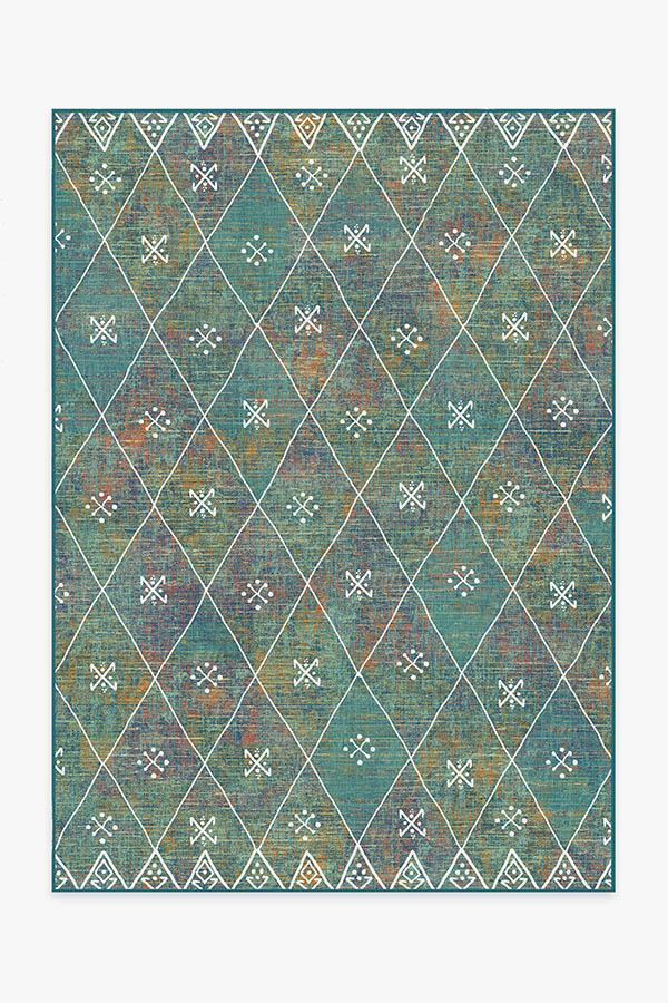 Kavi Diamond Polychrome Tufted Rug Ruggable