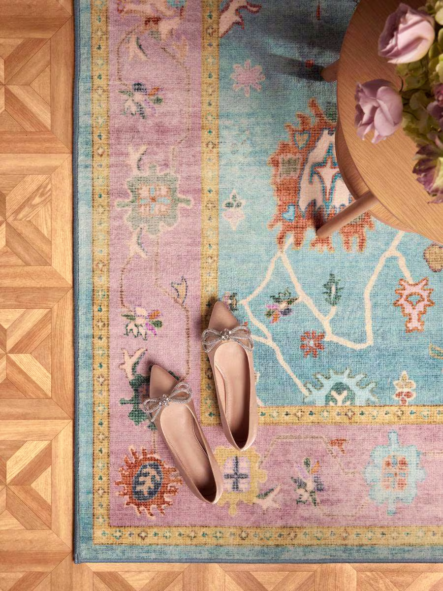 Ruggable Jemima Multicolor Rug - For the Love of Bridgerton: How to Add Modern Regency Style to Your Home Blog