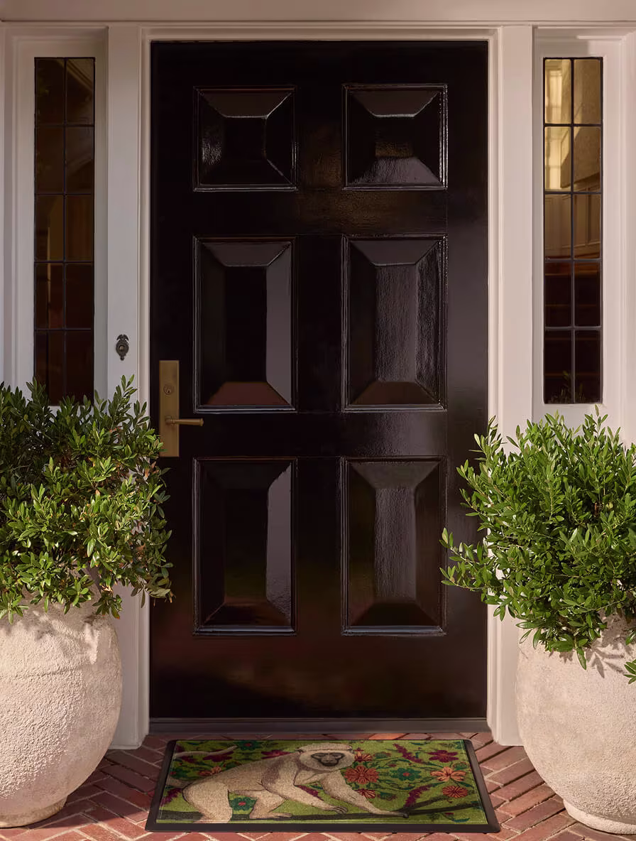 Paillasson Wise Friend Iris Apfel - Vert mousse