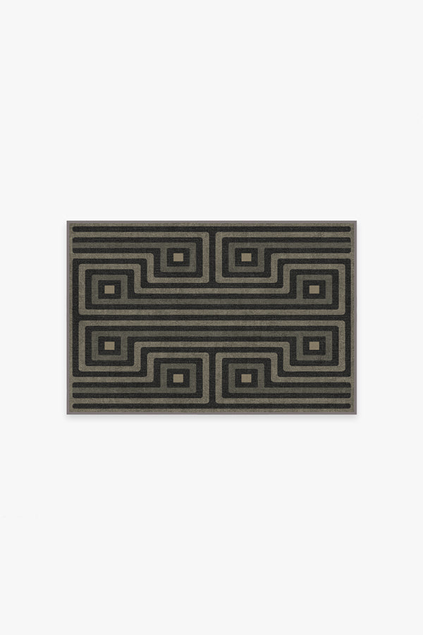 Jonathan Adler Greenwich Soft Black Rug Ruggable