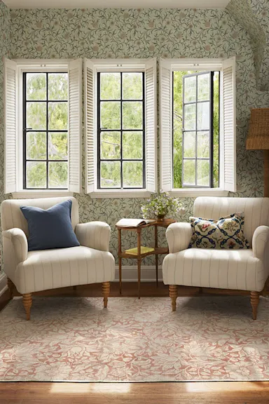 Morris & Co. Mallow Rust Rug | Ruggable