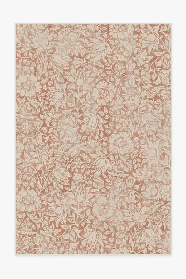 Morris & Co. Mallow Rust Rug | Ruggable