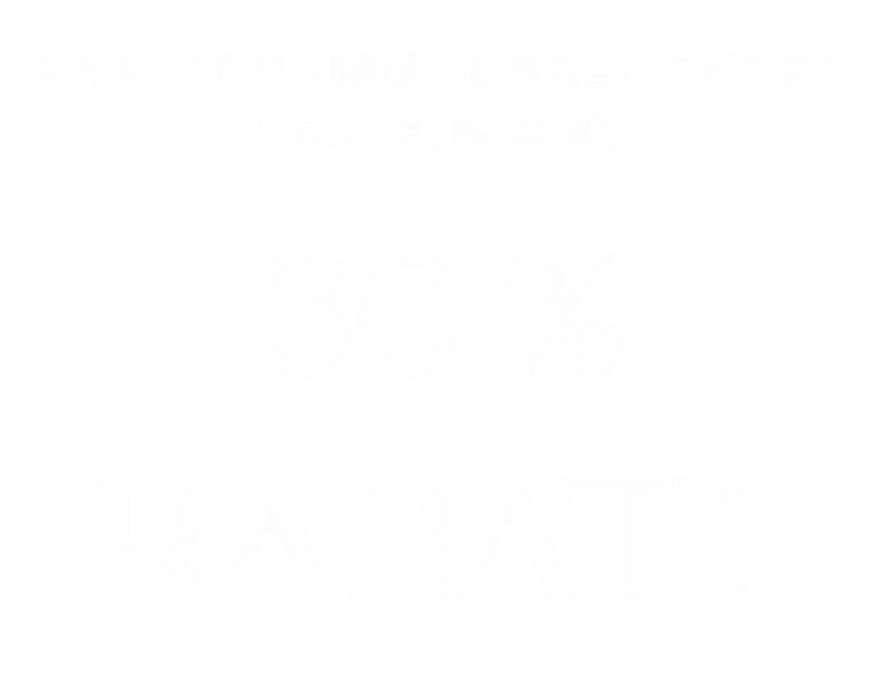 End of Summer Sale - Up to 40% Off