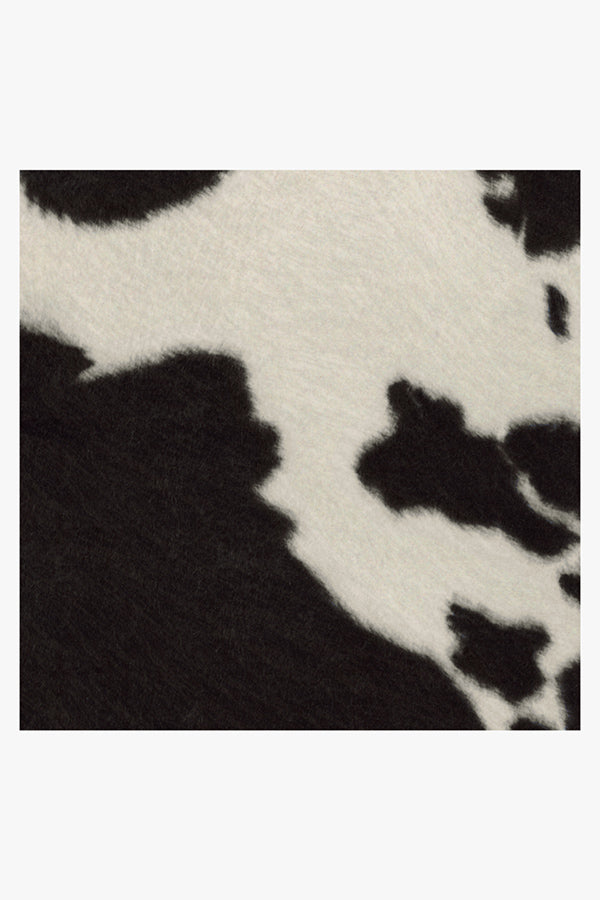 1 Yard of Faux Cow Hide Fabric in Brown and White Great for 