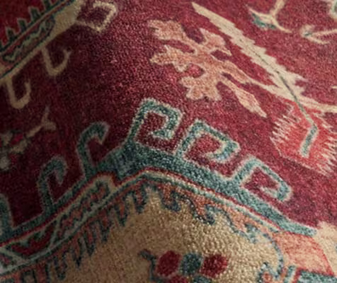 Ruggable Red Rug Color Texture Close up