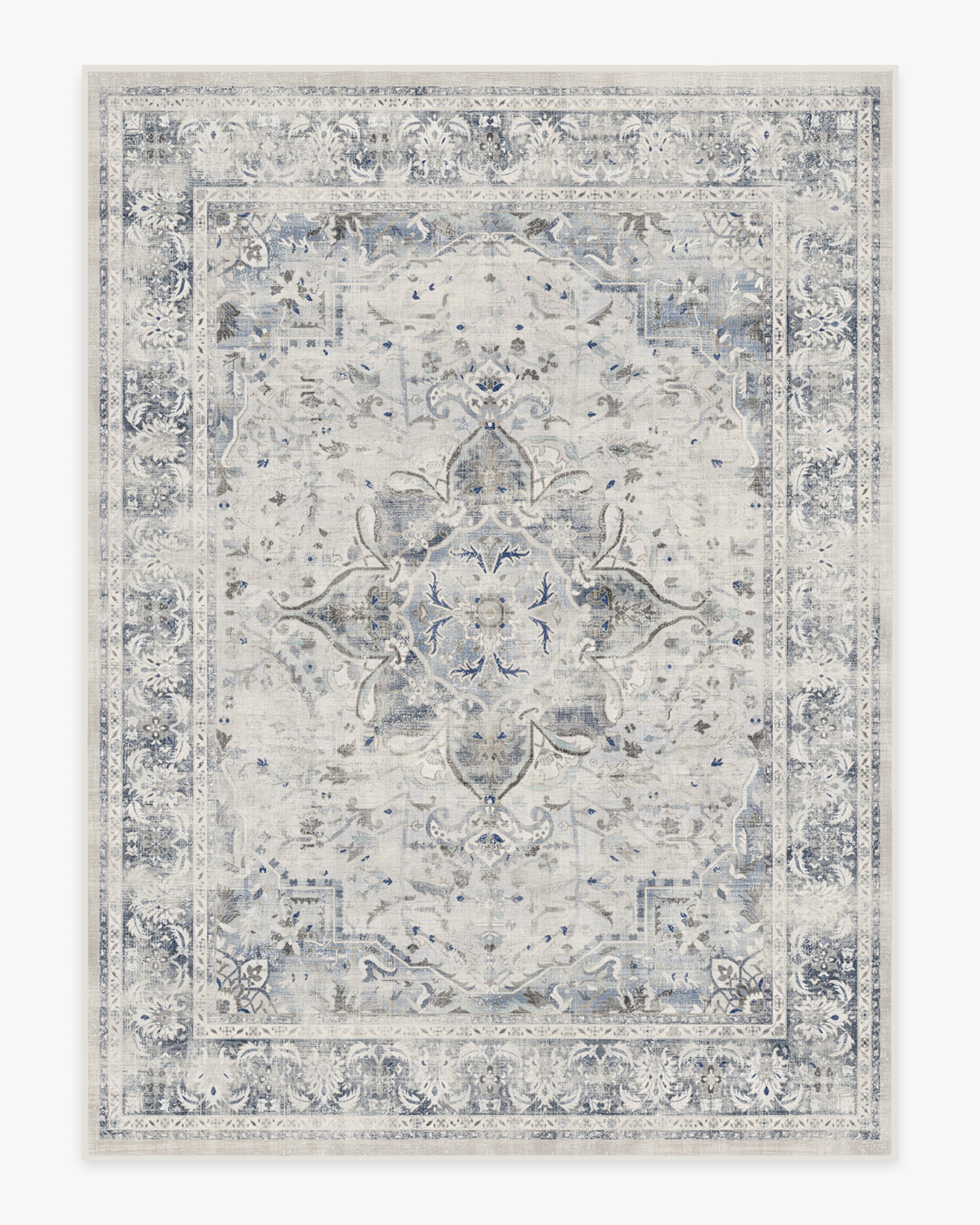 Sarrah Blue Quartz Rug | Ruggable