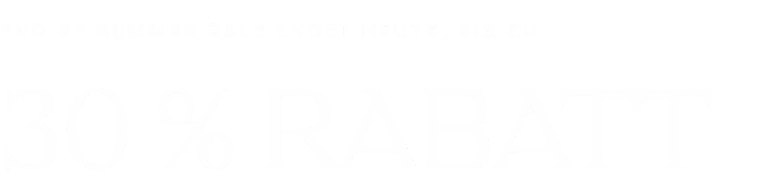 End of Summer Sale - Up to 40% Off