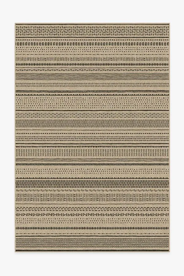 Terra Black & Sand ReJute Rug Ruggable