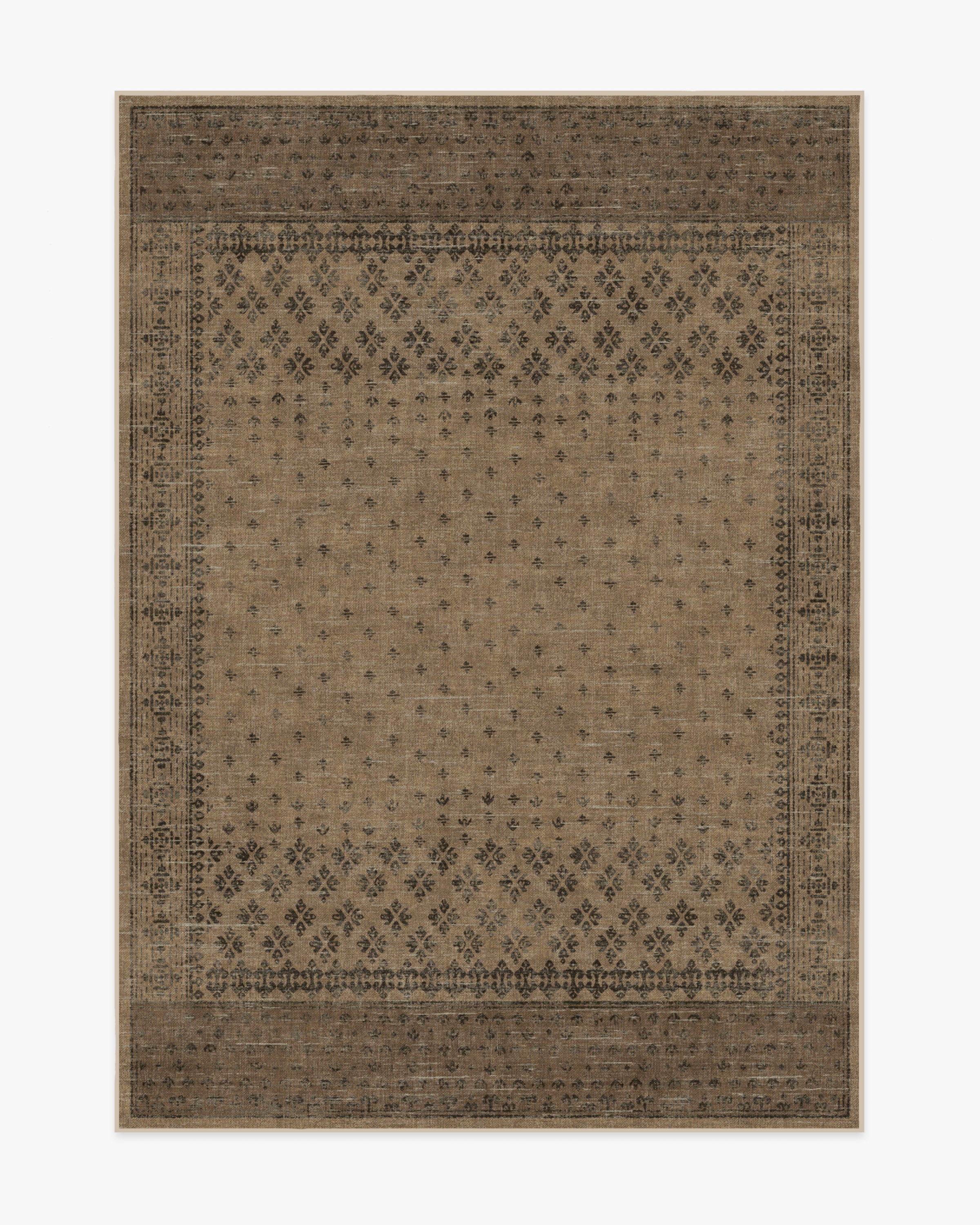 Fernanda Black & Tan Rug | Ruggable