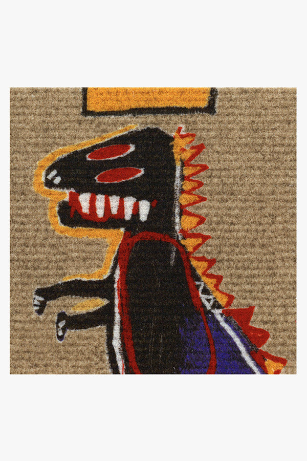 Jean-Michel Basquiat King Dark Coir Doormat By Ruggable in 2023