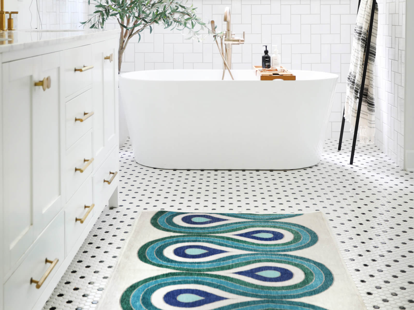 Bathroom Rugs & Mats at