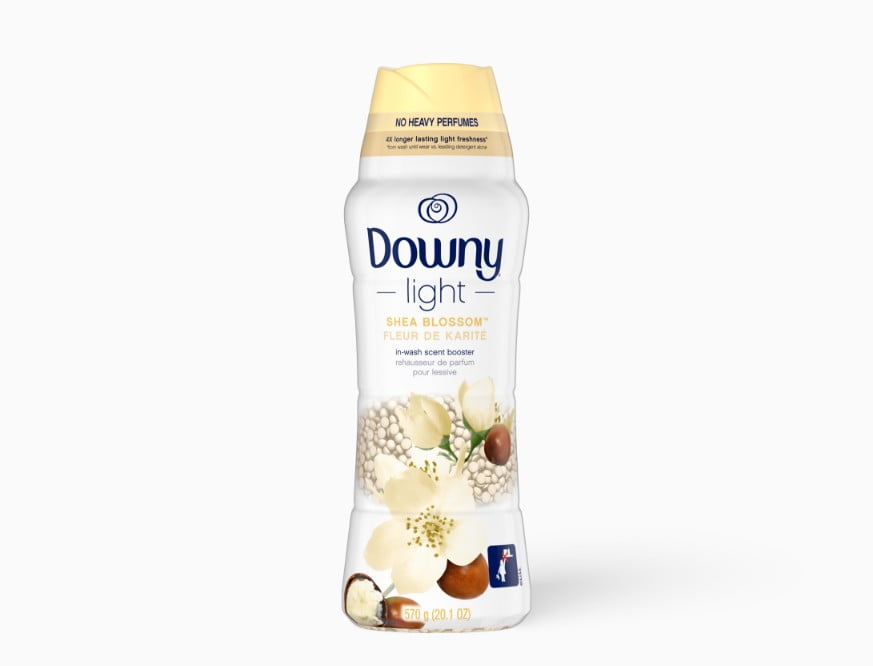 Downy Light Laundry Scent Booster Beads for Washer, White Lavender