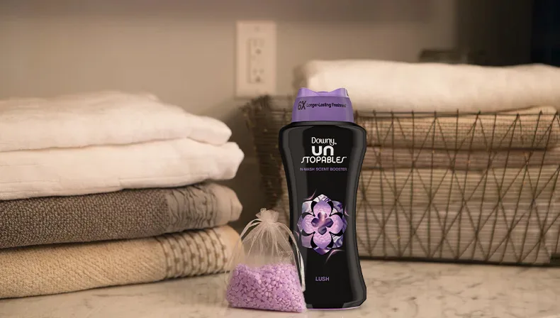 Keep your house fragrance filled with Downy unstopable in wash scent boosters