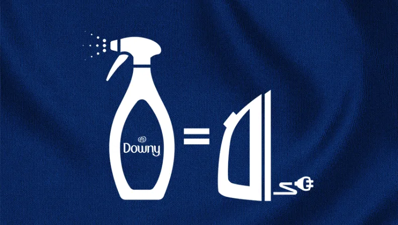 Reduce the wrinkles with the Downy wrinkle releaser spray with your iron