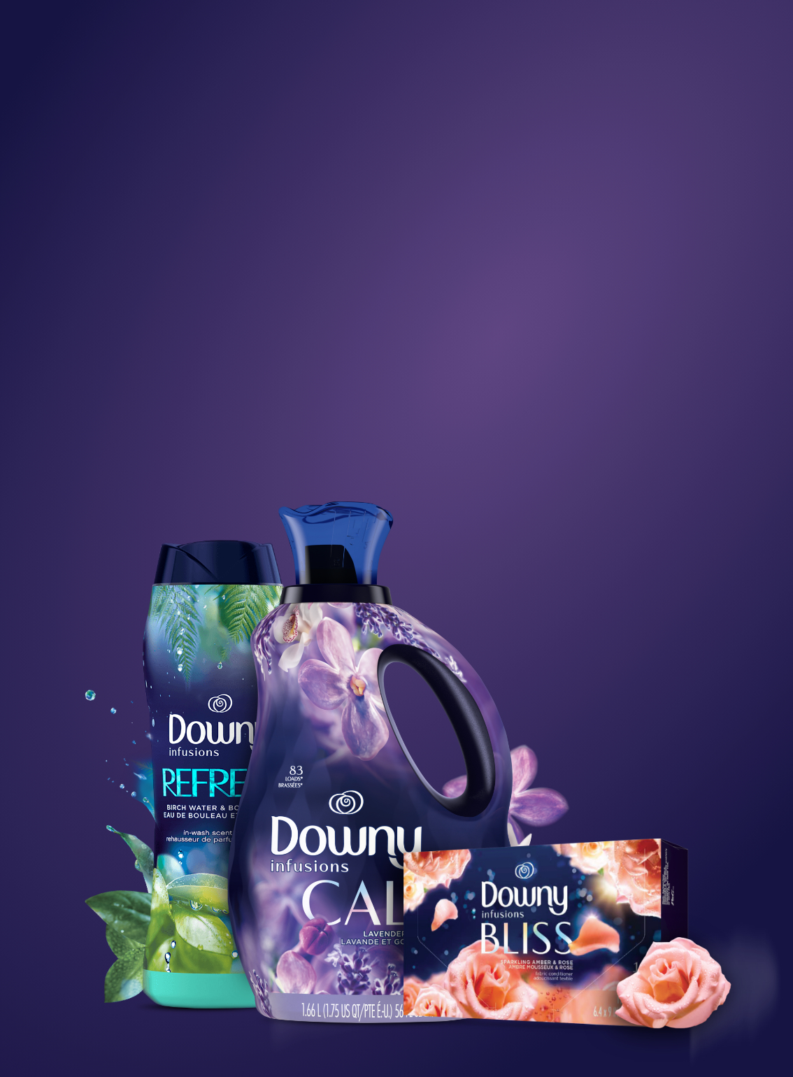 Downy infusions, for clothes that smell as comforting as they feel. View all products.