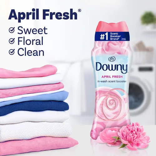 Downy Fresh Protect In-Wash Scent Booster Beads, Active Fresh, 10