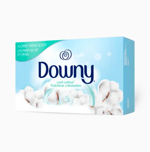 Downy Cool Cotton Scent Fabric Softener Dryer Sheets