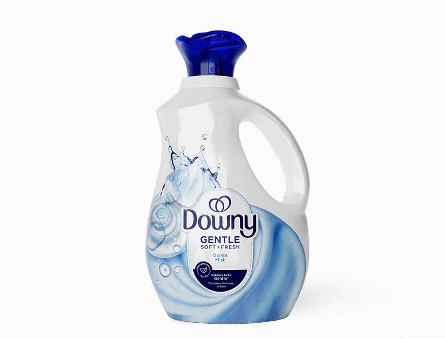 Downy Gentle + Soft Liquid Laundry Detergent, Ocean Mist Scent