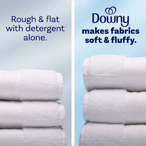 Downy Free & Gentle Liquid Fabric Softener is easy to use in any washing machines