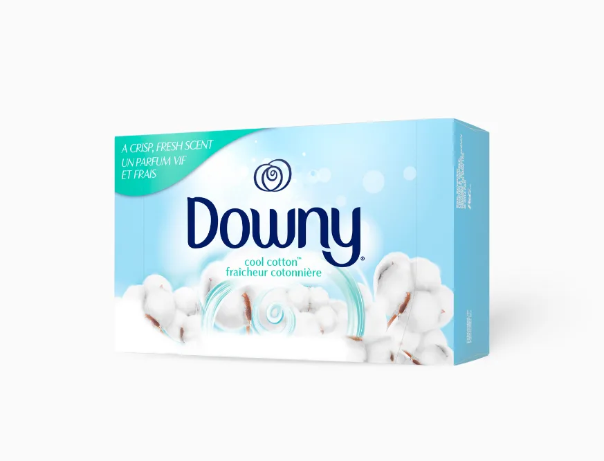 Downy Cool Cotton Fabric Softener Dryer Sheets
