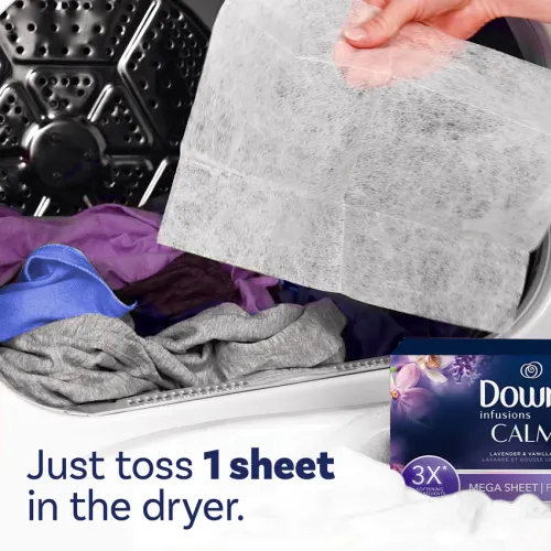 Downy Dryer Sheets Laundry Fabric Softener, Cool
