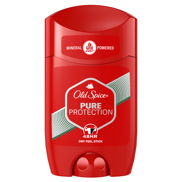 Old Spice Pure Protection Pocit sucha Tuhý deodorant Pro muže