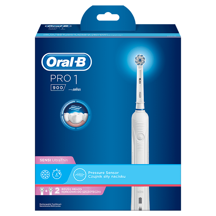 Elektrický zubní kartáček Oral-B PRO 1 900 White
