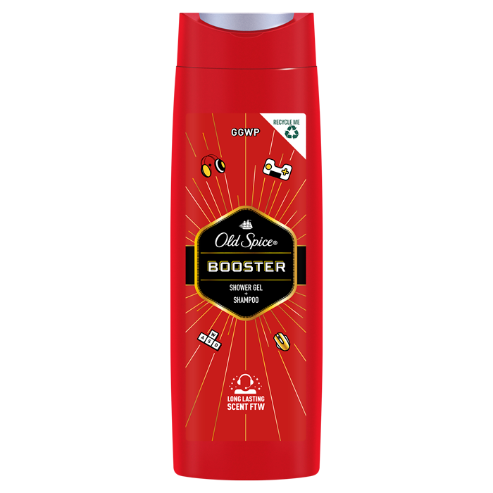 Old Spice Booster Sprchový Gel A Šampon Pro Muže