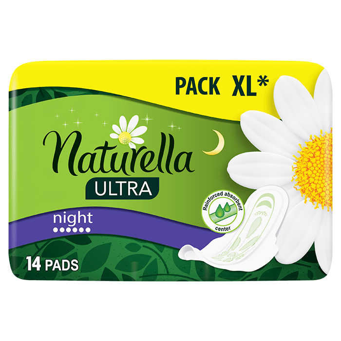 Hydratační polštářky Naturella Ultra Night Camomile