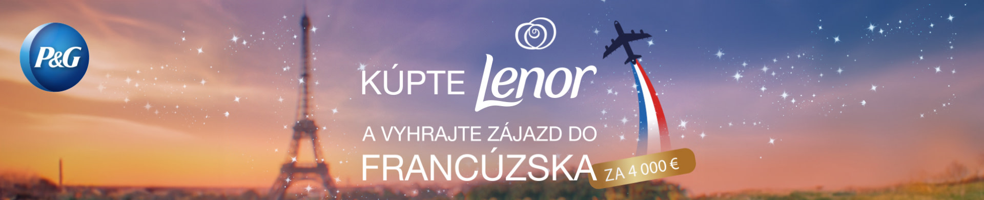 Kúpte Lenor a vyhrajte zájazd do Francúzska!