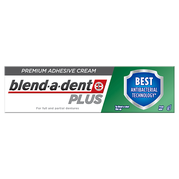 Lepidlo na zubní protézy Blend-a-dent Antibacterial