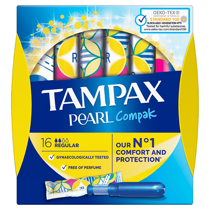 Tampony Tampax Compak Pearl Regular 