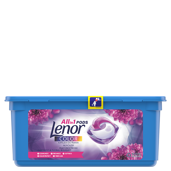 Kapsle na praní Lenor Amethyst & Floral Bouquet