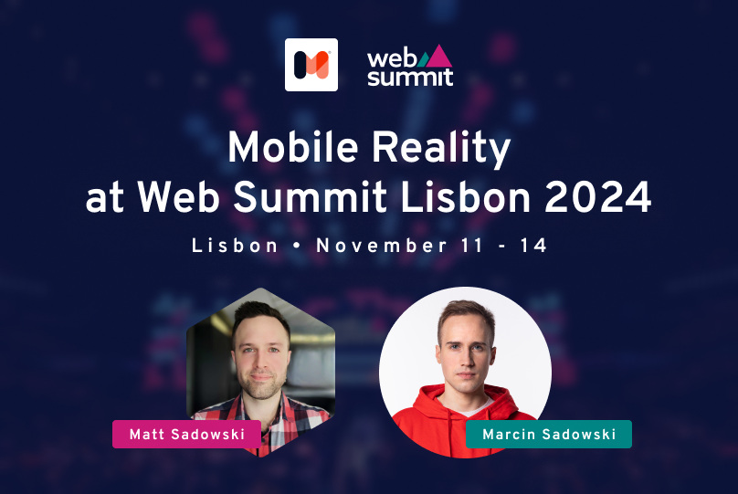 Join Mobile Reality's Co-Founders at Web Summit Lisbon 2024 for groundbreaking tech discussions. Don't miss out on this global innovation opportunity!