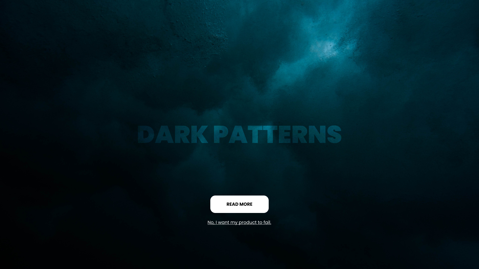 hero image of blog post - Dark patterns - what can go wrong with your product, when you don't pay attention to design?