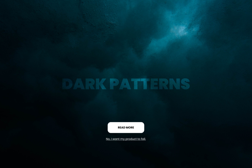 In today’s article, we will talk about the scourge of user interfaces – dark patterns that turn routine tasks into a constant struggle for your own wallet and personal data and what can go wrong with your product, when you don't pay attention to design.