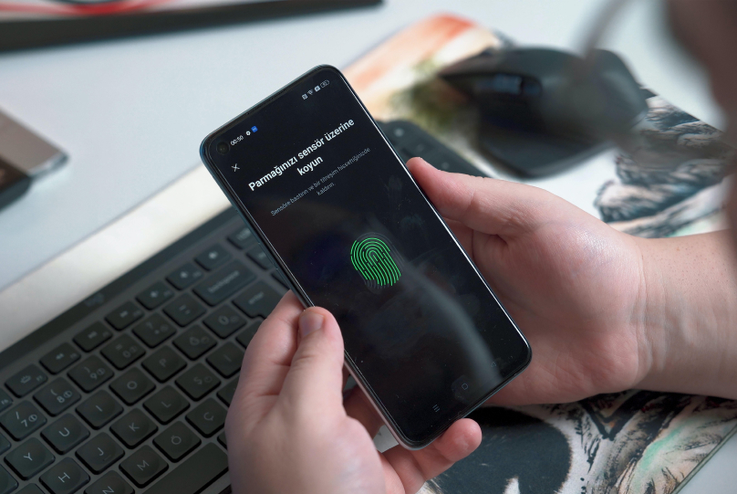Biometrics authentication in React Native mobile project, Flaree - employee engagement platform.