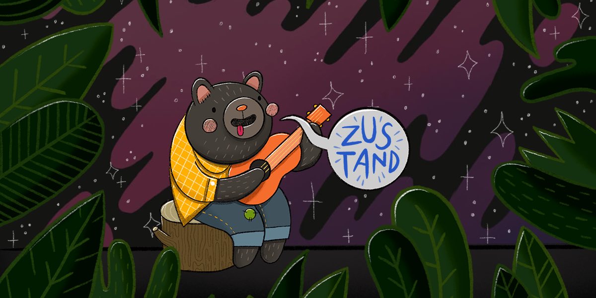 Zustand banner