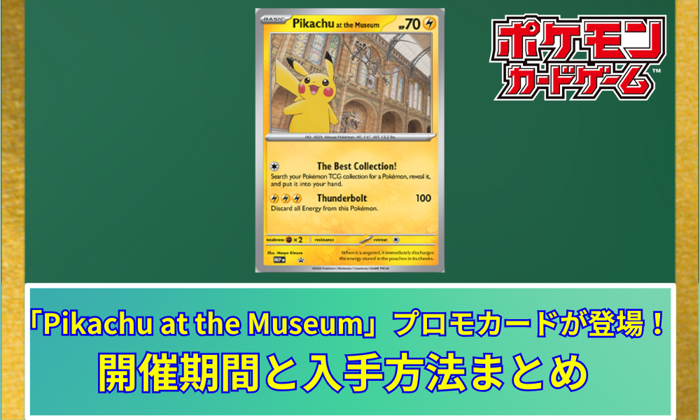 5枚 イギリスロンドン自然史博物館ピカチュウPikachu at the 5枚 