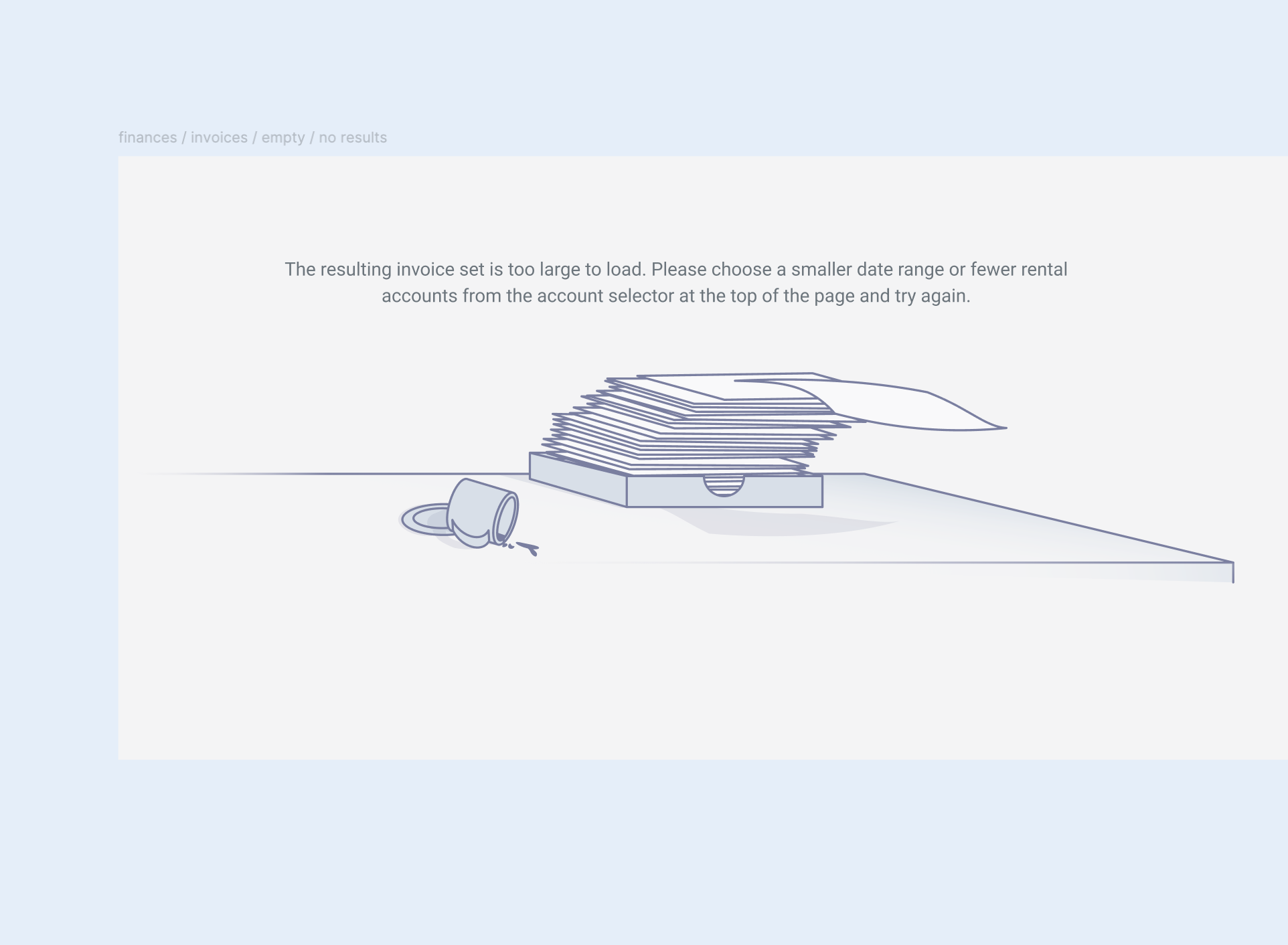 tc empty state screen