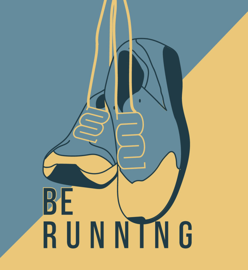 BE Running graphic