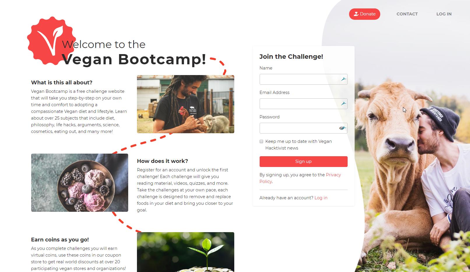 [Blog post] Vegan Bootcamp screenshot