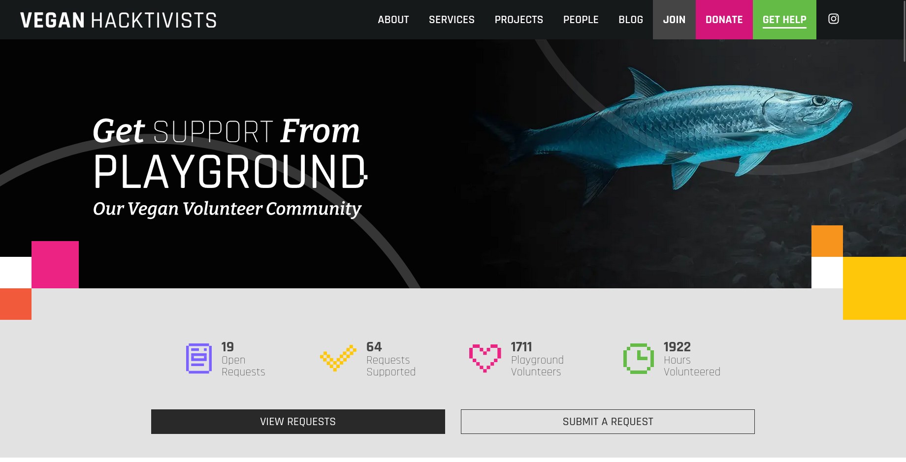 Vegan Hacktivist Playground