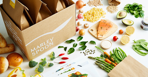 Marley Spoon meal kits box