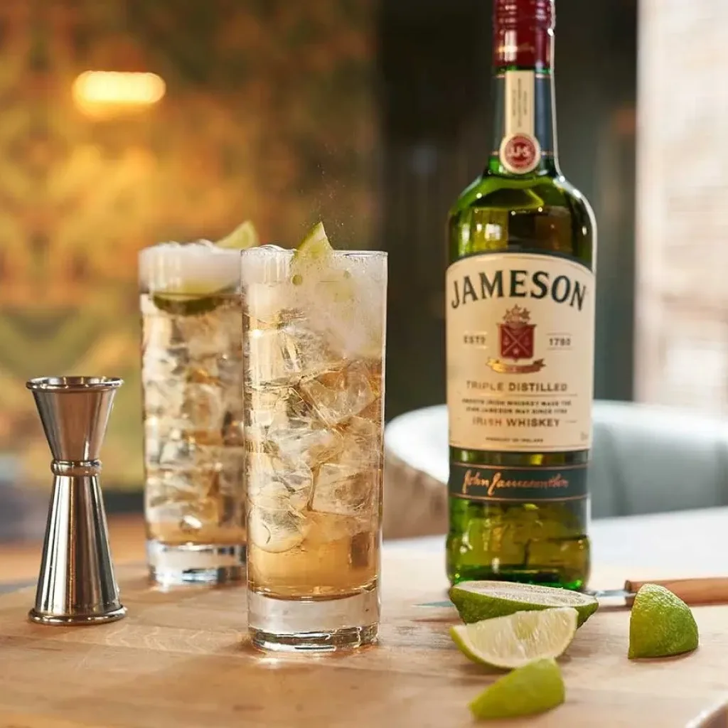 Jameson, Ginger Ale & Lime