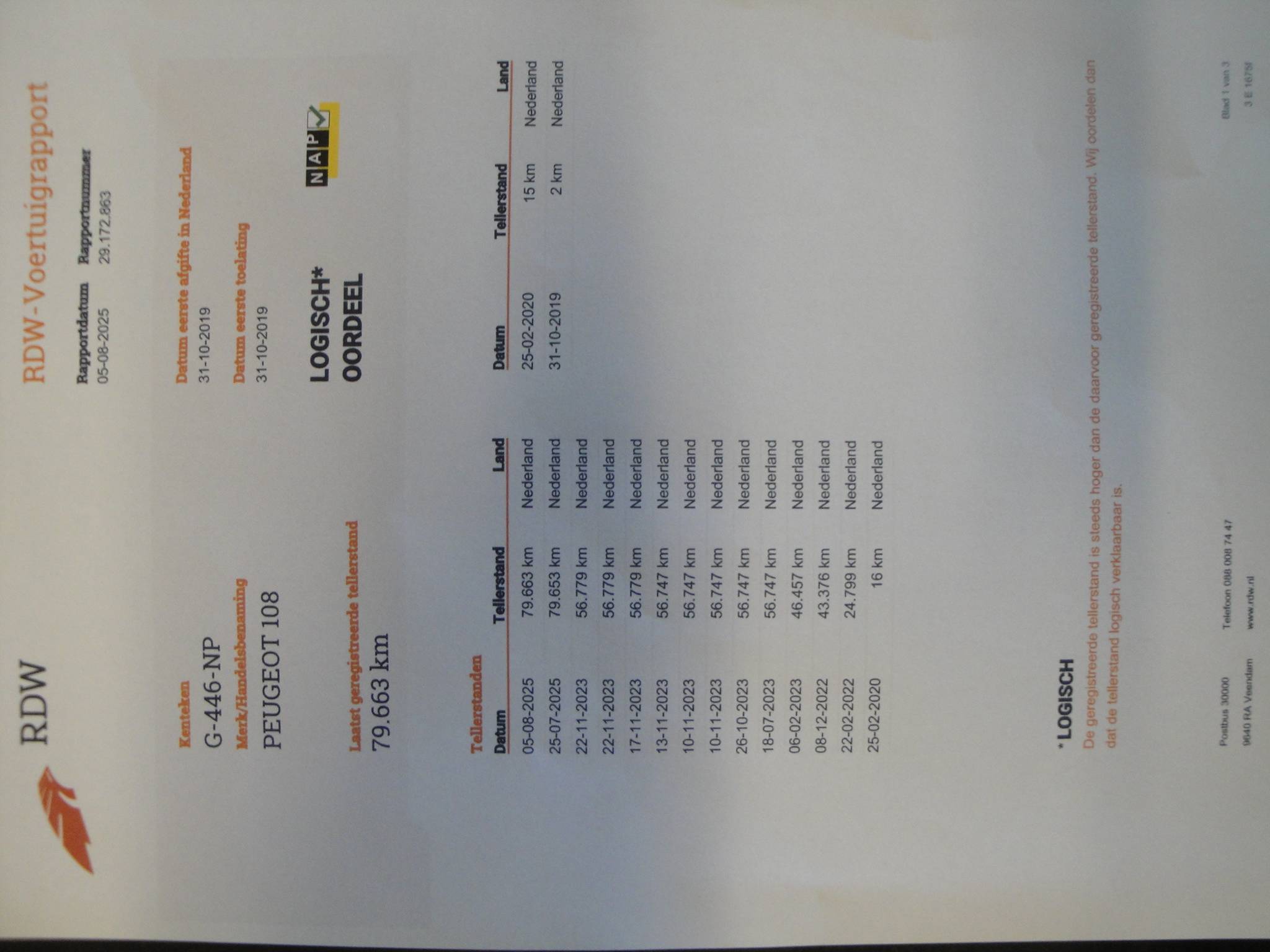 Peugeot 108 1.0 VTi 5-Drs. (10-2019) incl. Audio, Airco, etc. - Thumbnail 18