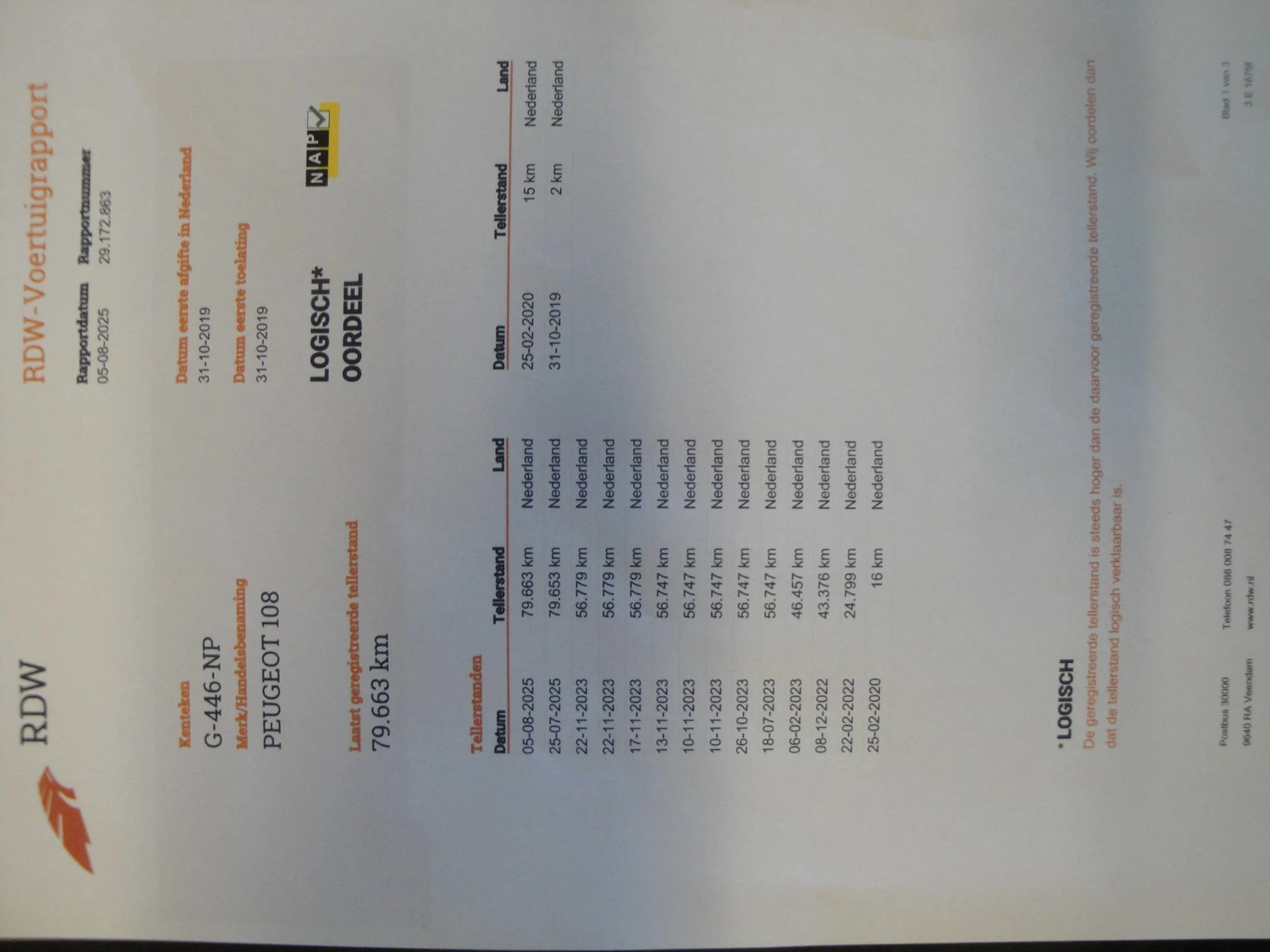 Peugeot 108 1.0 VTi 5-Drs. (10-2019) incl. Audio, Airco, etc. - Thumbnail 17