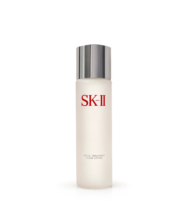 Facial Treatment Clear Lotion - a popular AHA toner that contains PITERA™ to hydrate and exfoliate your skin